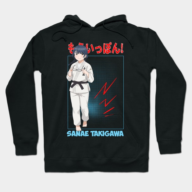 Ippon Again! judoka Anime SANAE TAKIGAWA Hoodie by AssoDesign